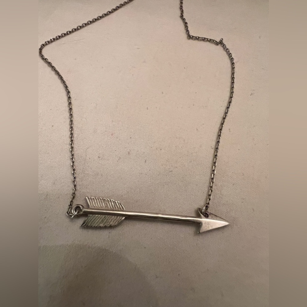 Silver Arrow necklace